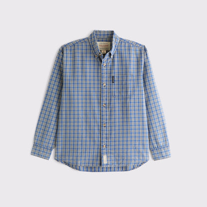 Abercrombie Plaid Button-Up Shirt