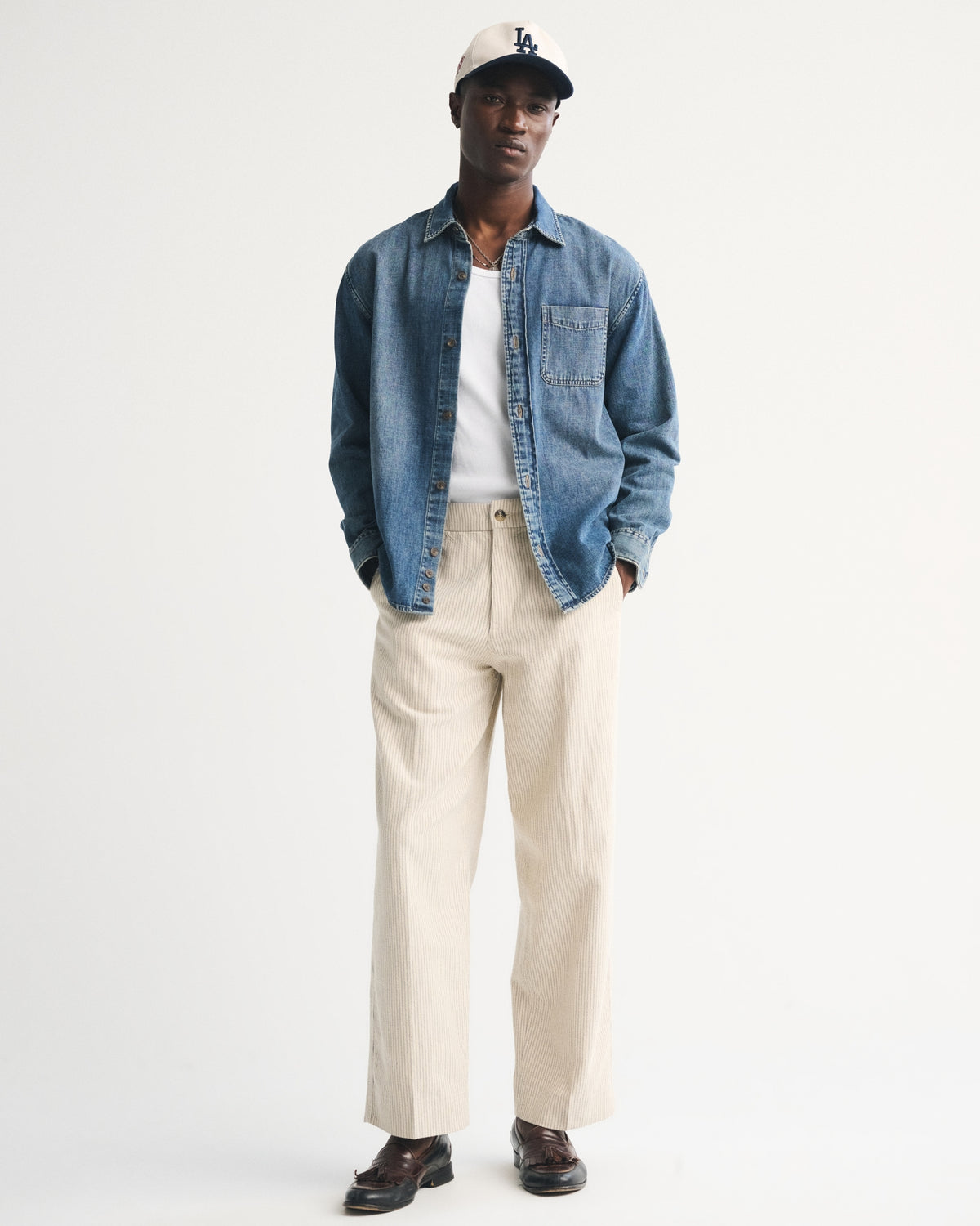 Abercrombie Denim Button-Up Shirt