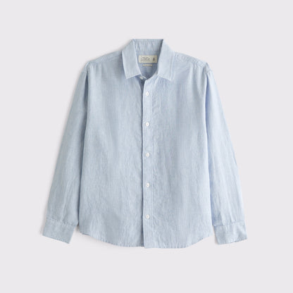 Abercrombie 100% Linen Button-Up Shirt