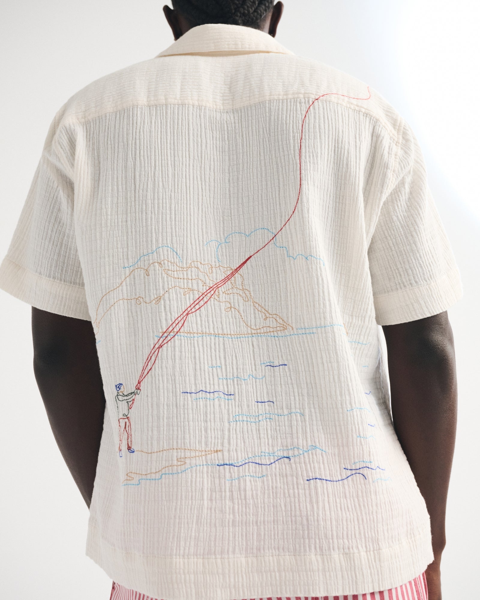 Abercrombie Short-Sleeve Gauzy Popover