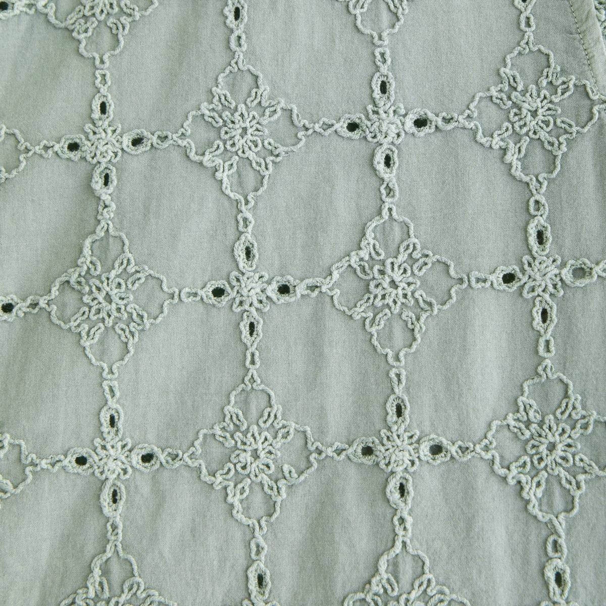 Abercrombie Embroidered Eyelet Shirt