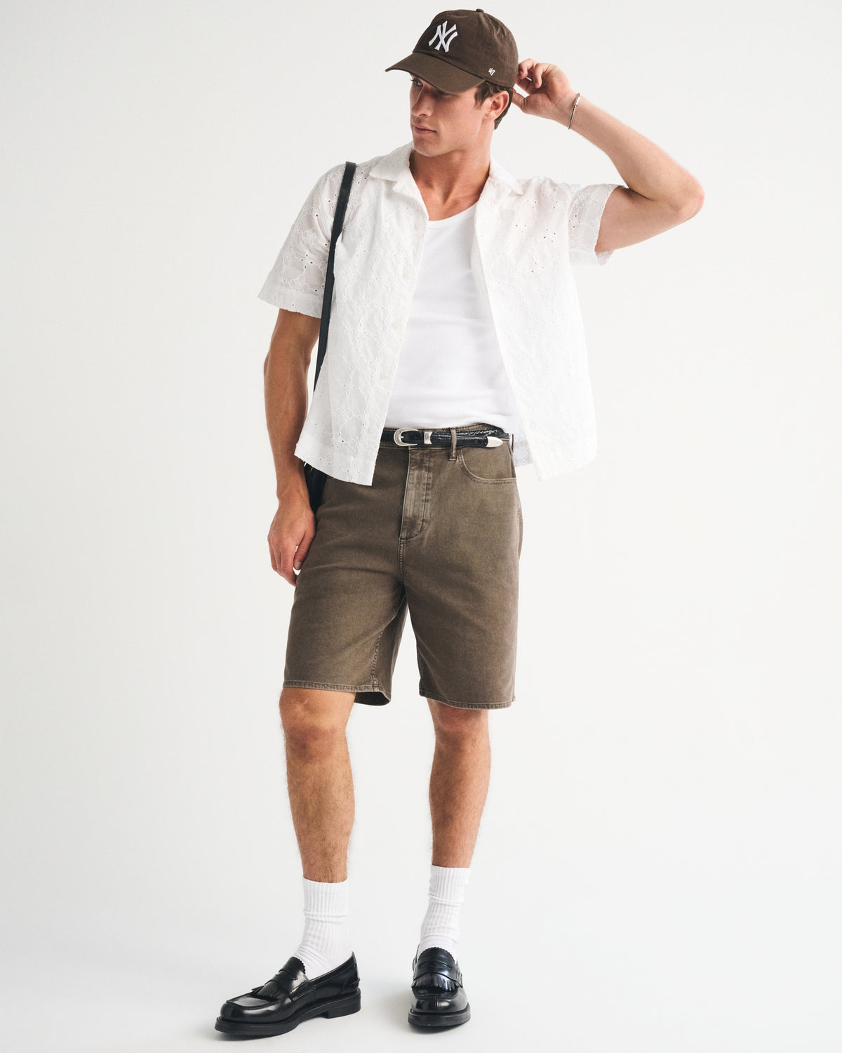 Abercrombie Embroidered Eyelet Shirt