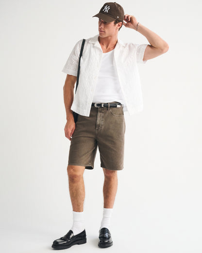 Abercrombie Embroidered Eyelet Shirt
