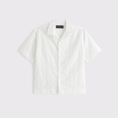 Abercrombie Embroidered Eyelet Shirt