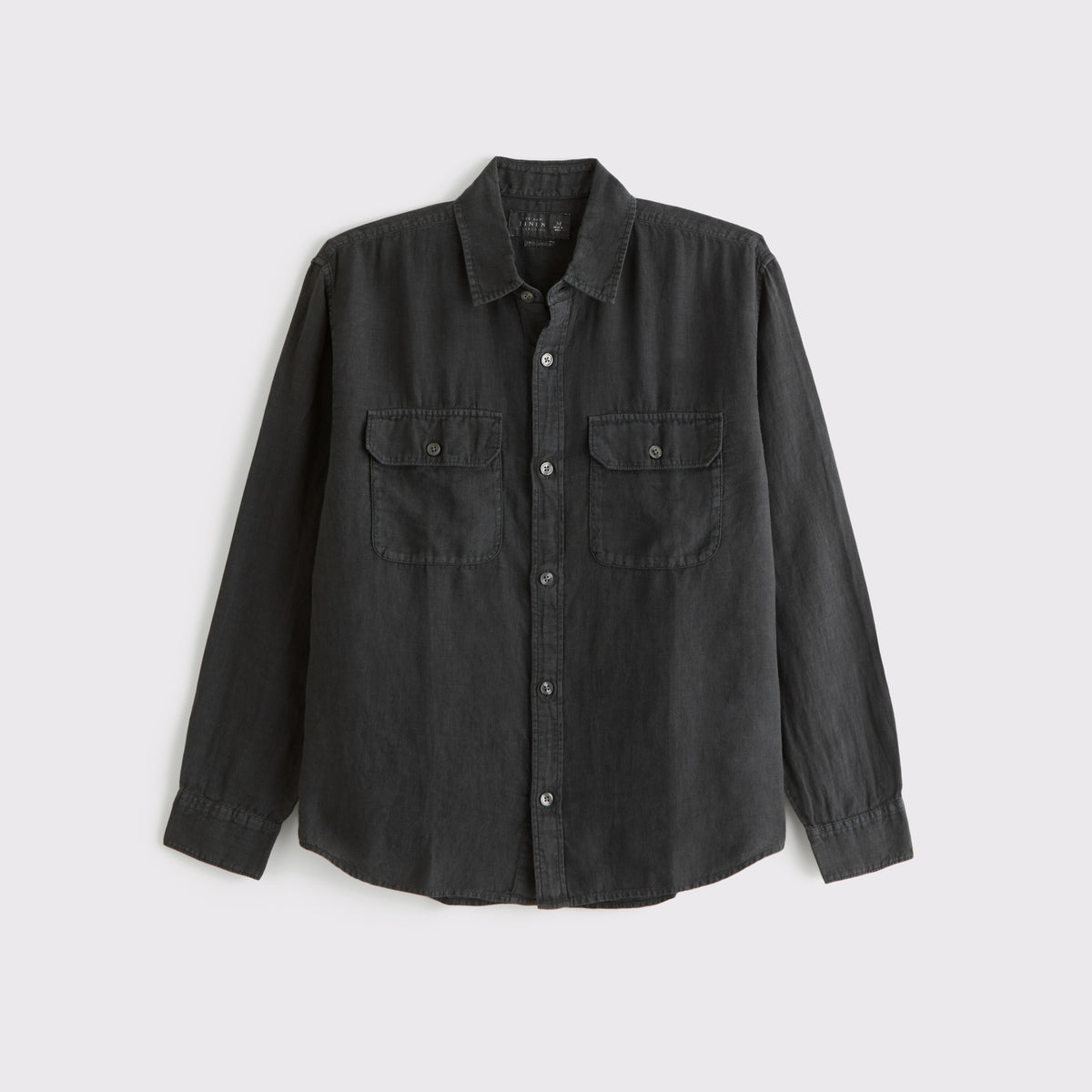 Abercrombie 100% Linen 2-Pocket Shirt