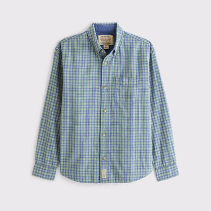 Abercrombie Double Cloth Plaid Shirt