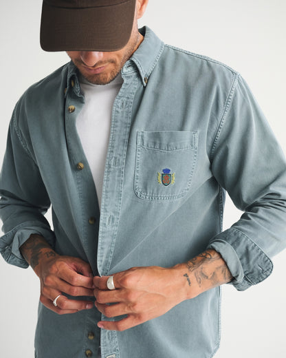Abercrombie Twill Button-Up Shirt