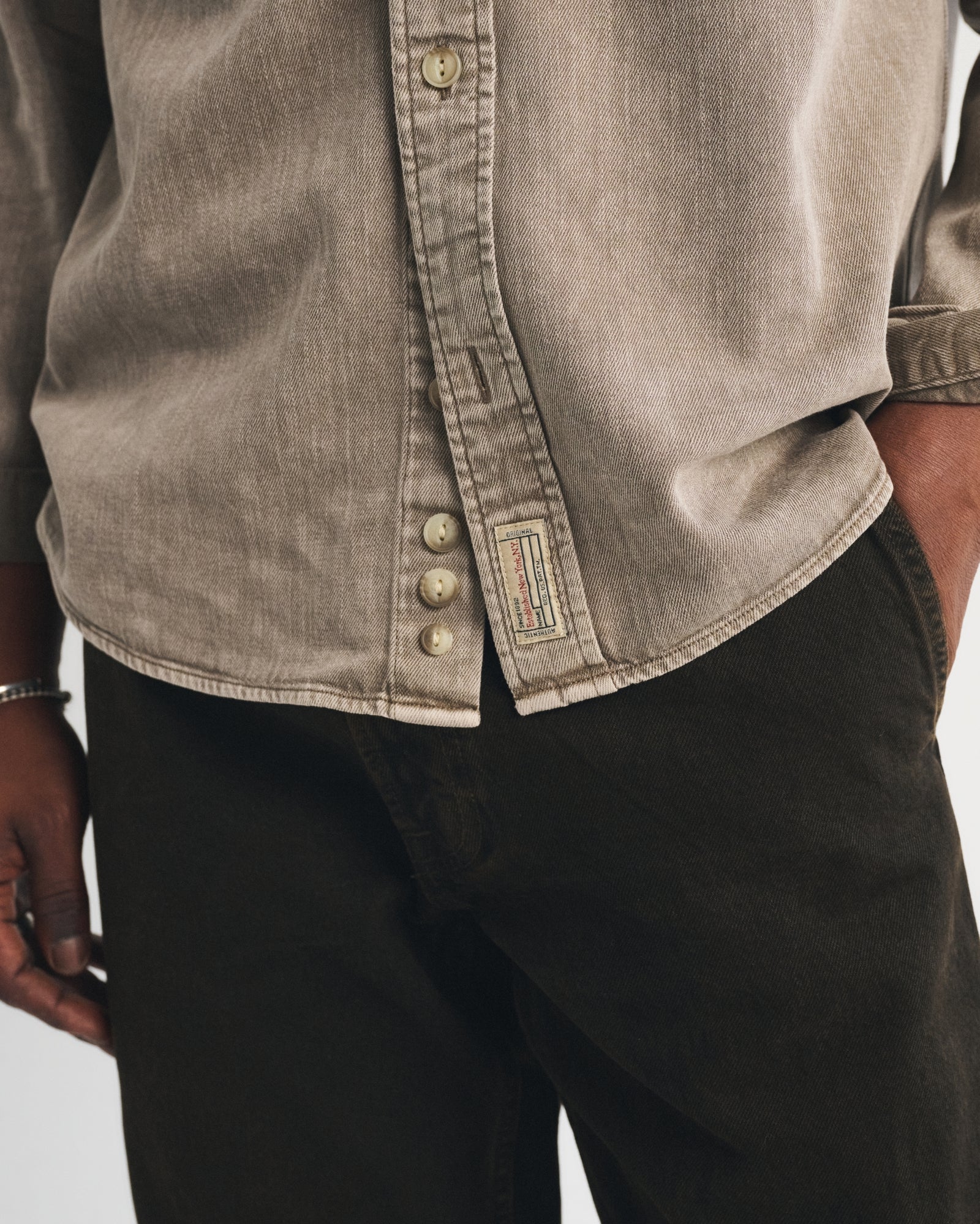 Abercrombie Denim Button-Up Shirt