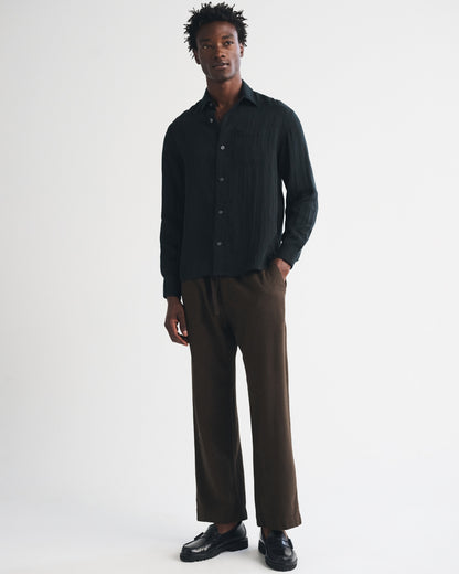 Abercrombie Lyocell-Blend Button-Up Shirt