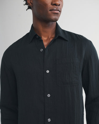 Abercrombie Lyocell-Blend Button-Up Shirt