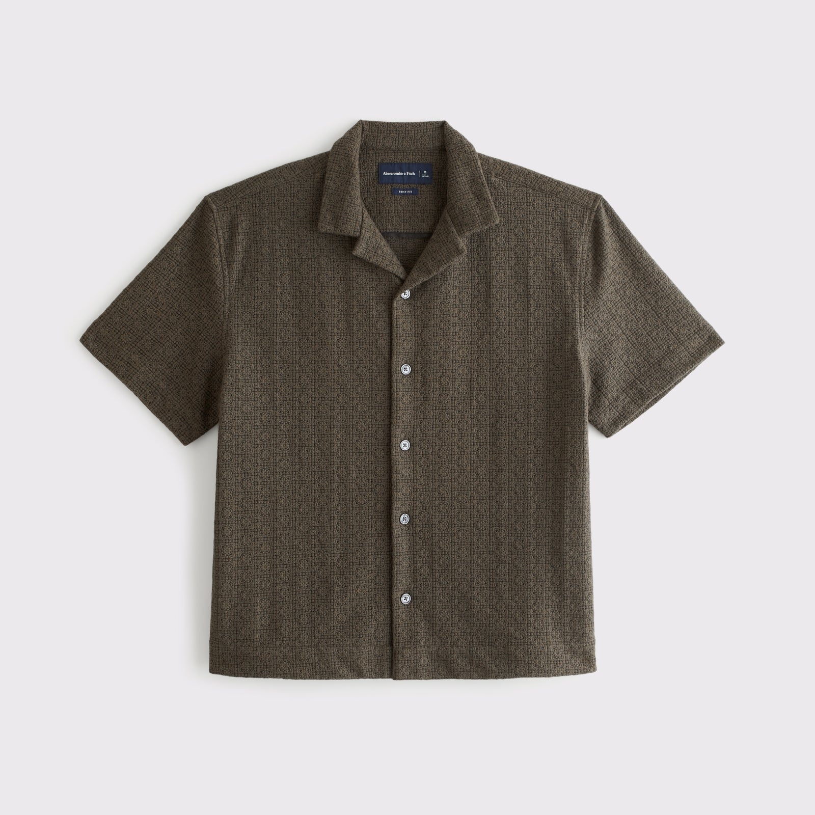Abercrombie Boxy Button-Up Lace Shirt