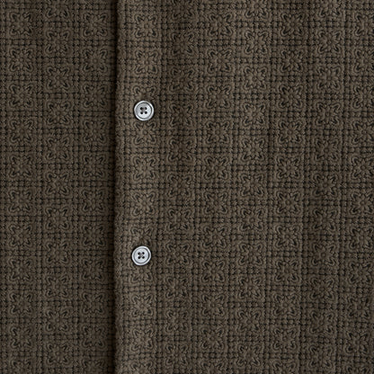 Abercrombie Boxy Button-Up Lace Shirt