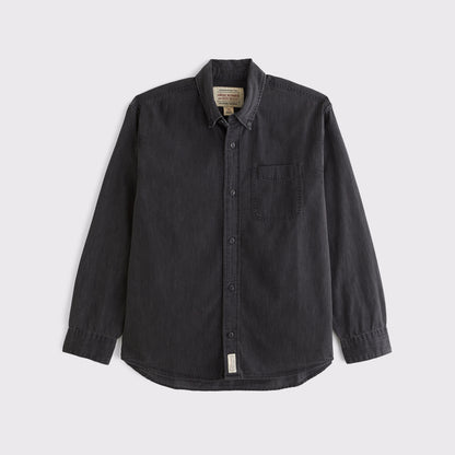 Abercrombie Denim Button-Up Shirt