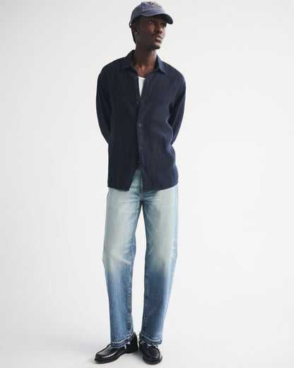 Abercrombie 100% Linen Button-Up Shirt