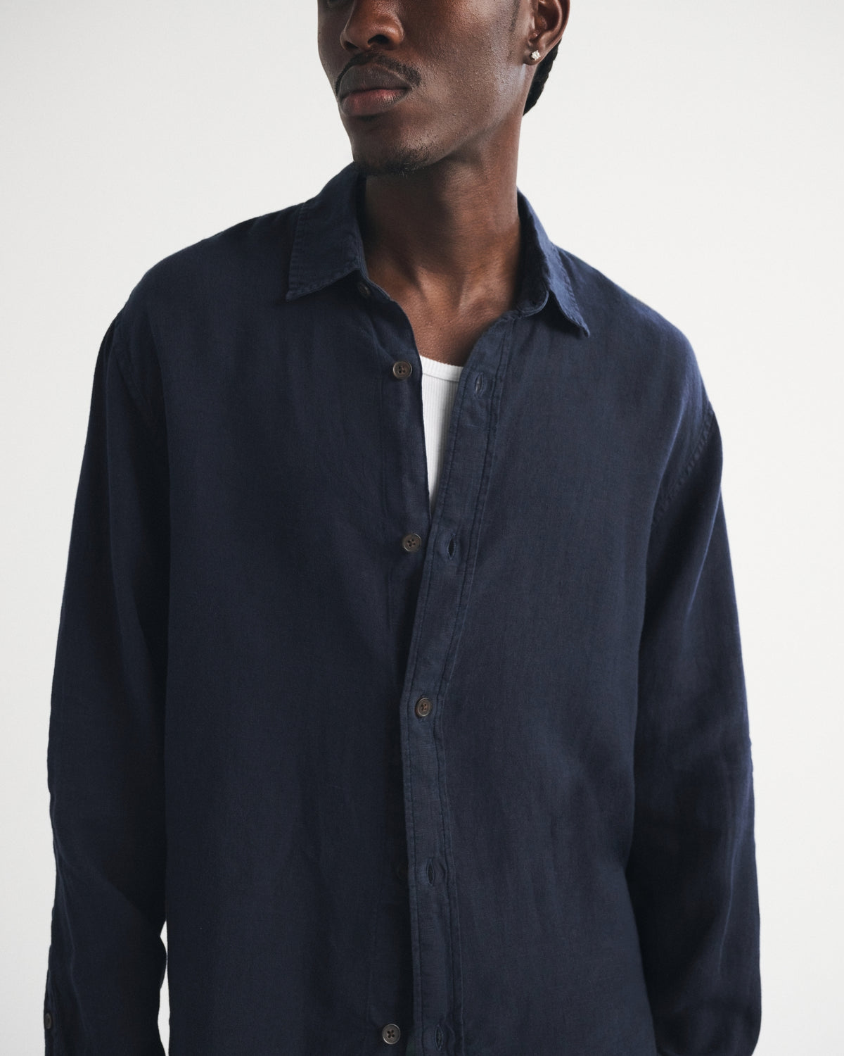 Abercrombie 100% Linen Button-Up Shirt
