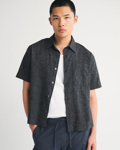 Abercrombie Point Collar Button-Up Shirt