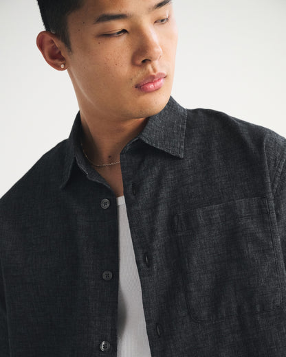 Abercrombie Point Collar Button-Up Shirt