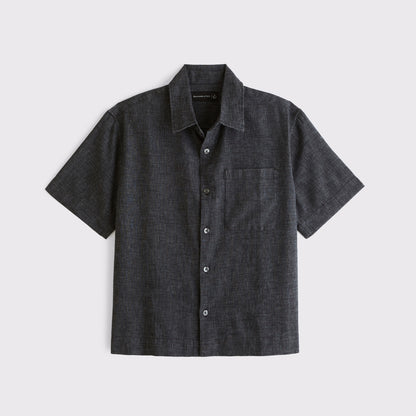 Abercrombie Point Collar Button-Up Shirt