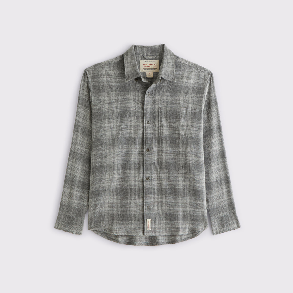 Abercrombie 100% Cotton Vintage-Inspired Flannel Shirt