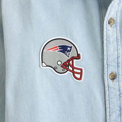 Abercrombie New England Patriots Denim Button-Up Shirt
