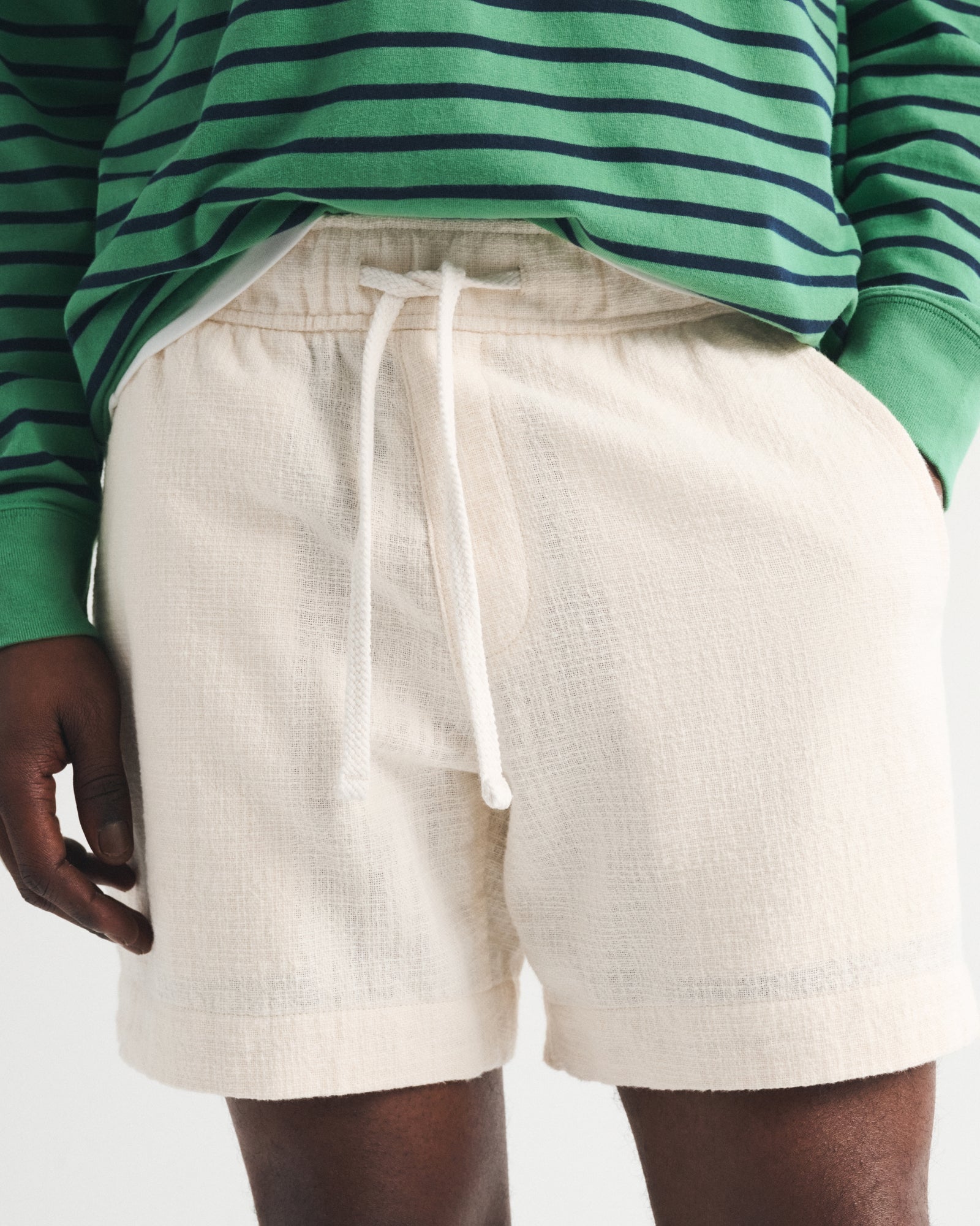 Abercrombie Textured Pull-On Short