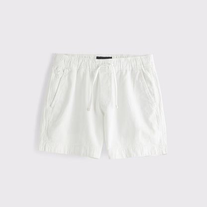 Abercrombie Linen Blend Pull-On Short