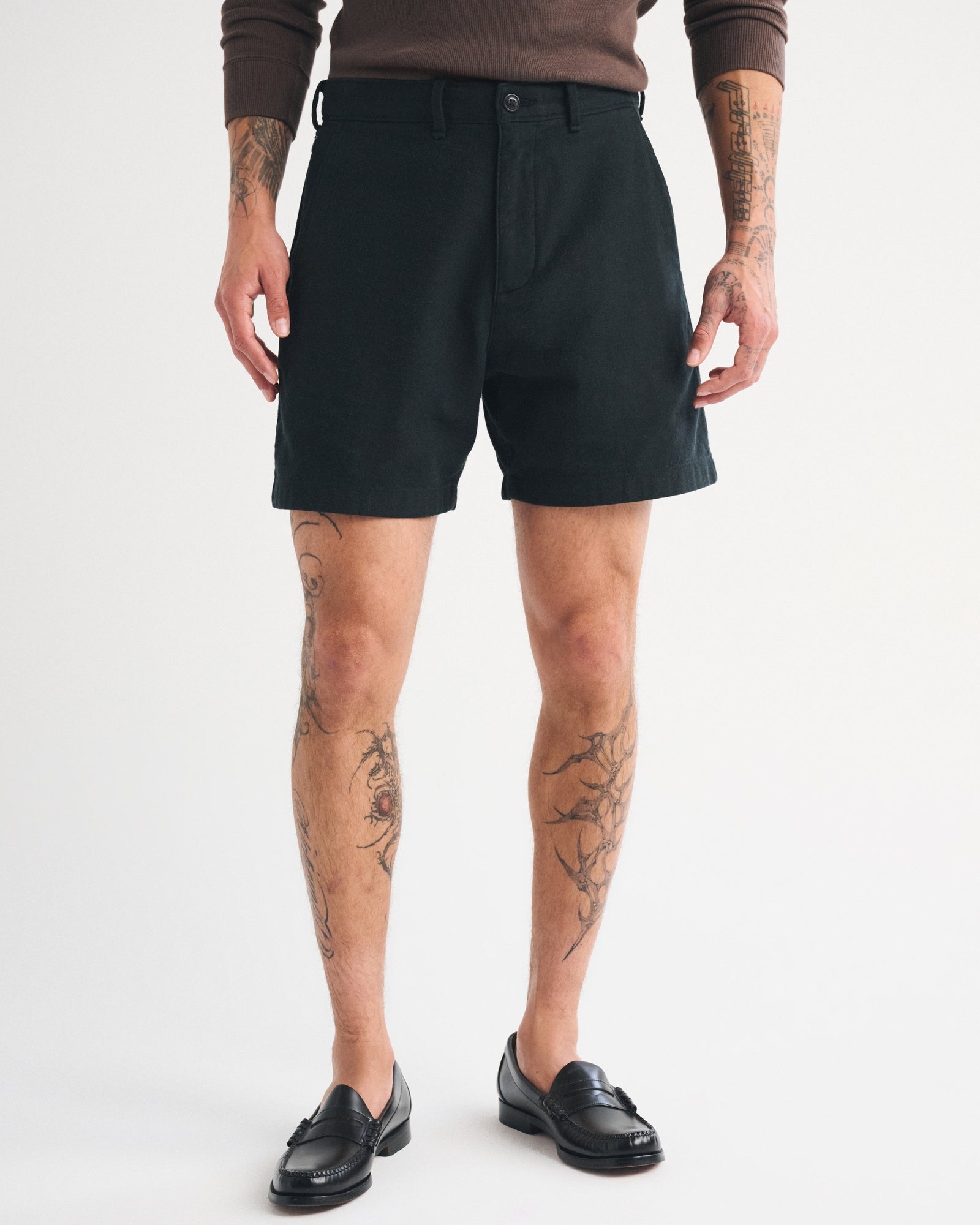 Abercrombie 100% Cotton Plainfront Short