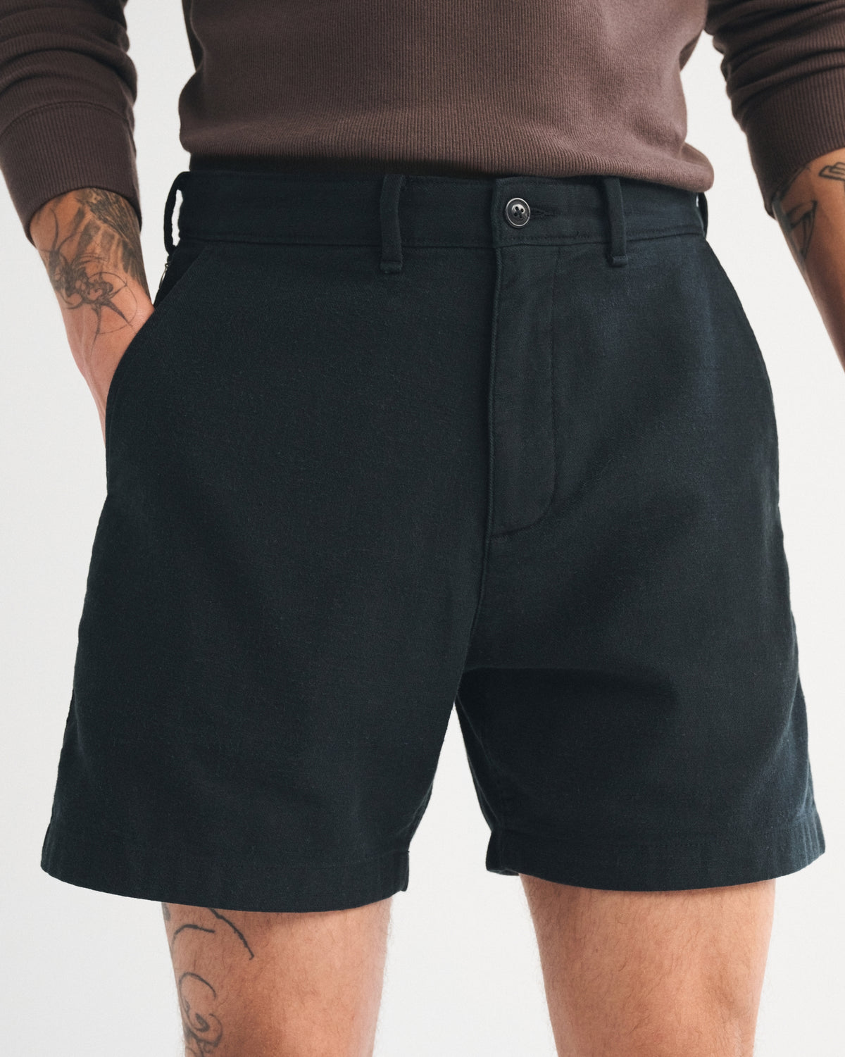 Abercrombie 100% Cotton Plainfront Short