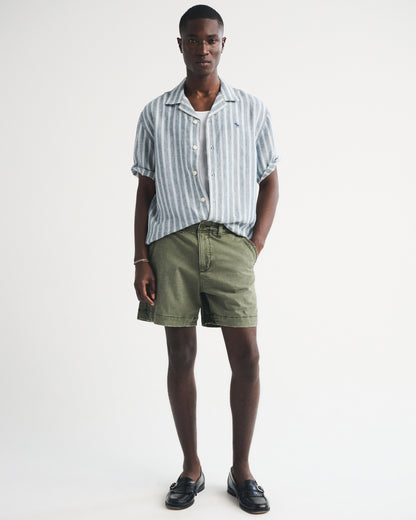 Abercrombie Sea Fade Plainfront Short