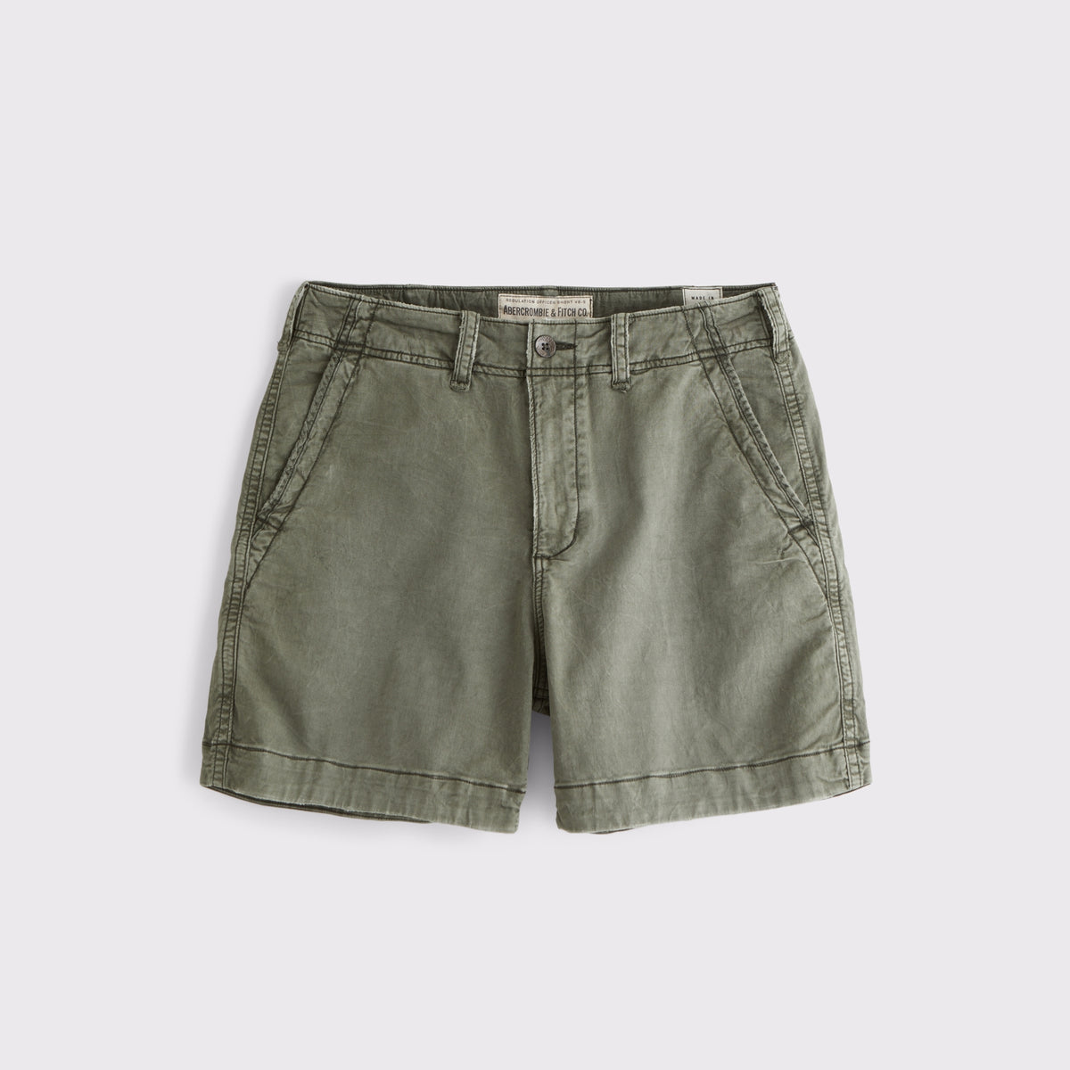 Abercrombie Sea Fade Plainfront Short