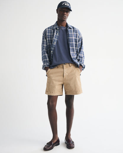 Abercrombie Sea Fade Plainfront Short
