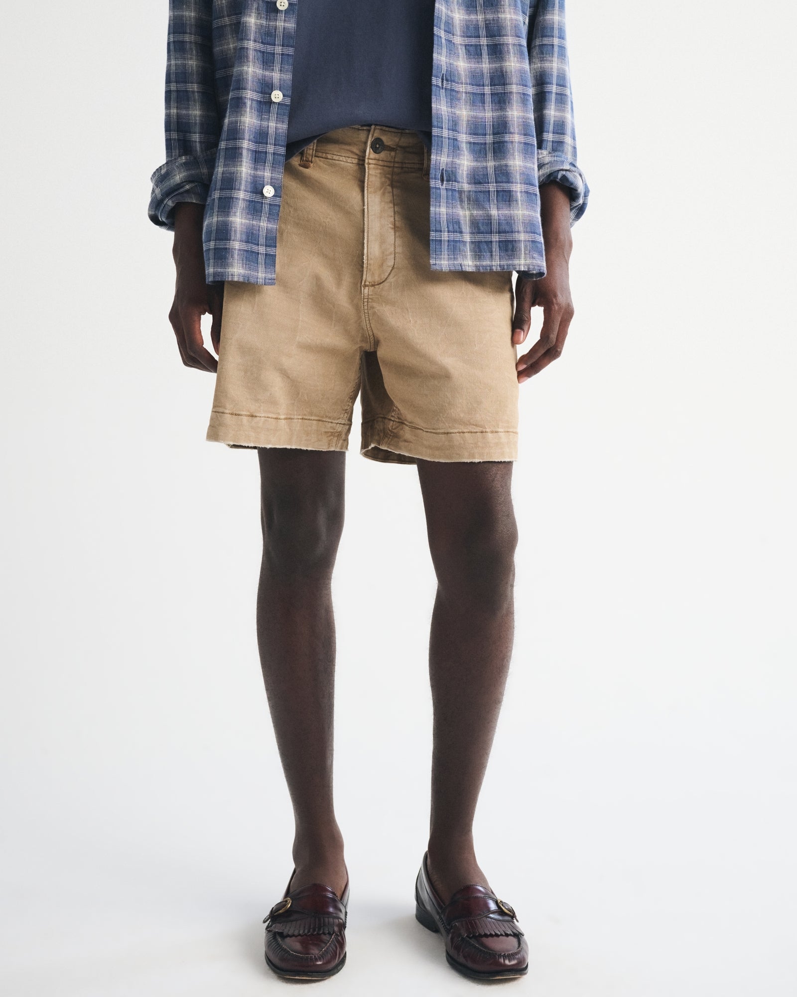 Abercrombie Sea Fade Plainfront Short