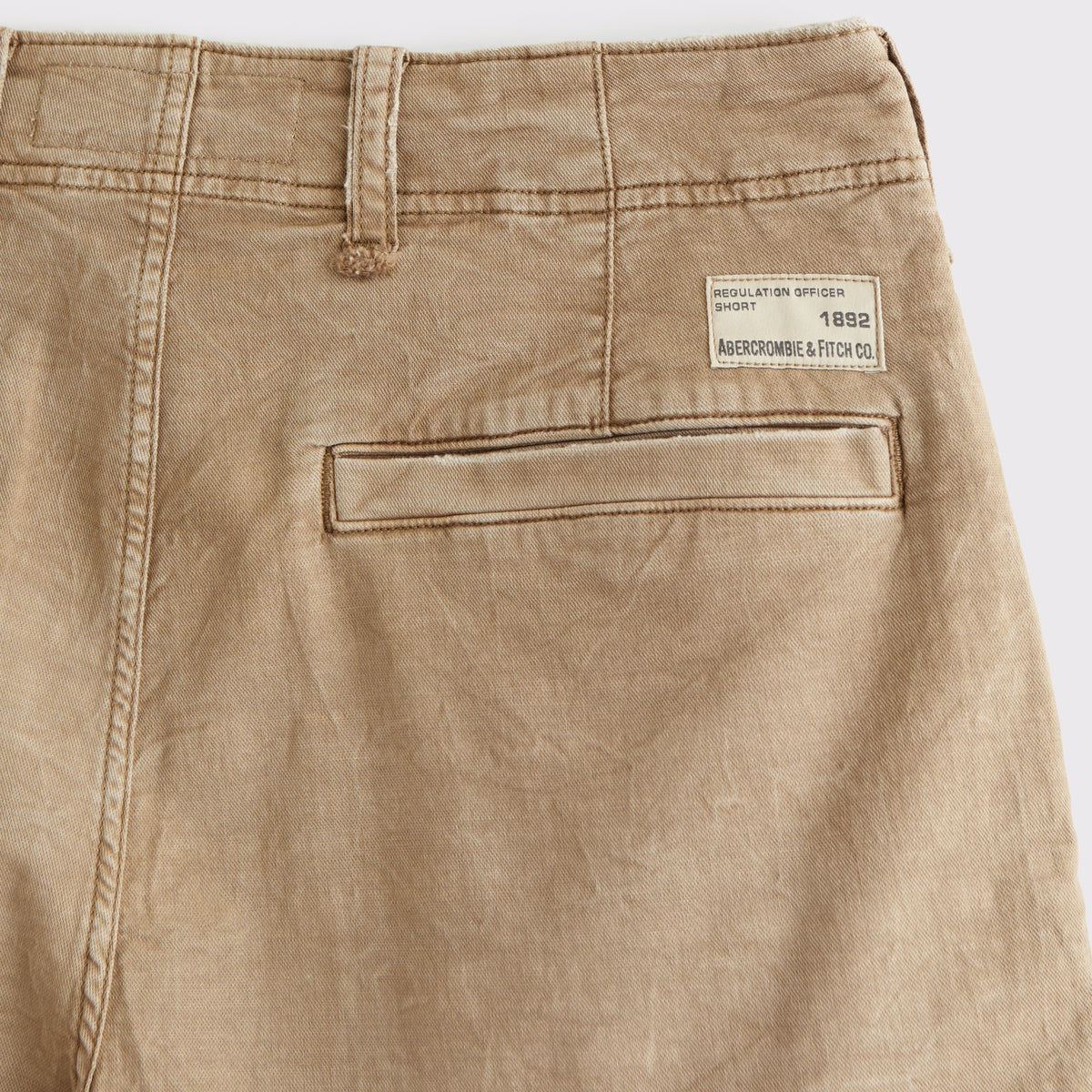 Abercrombie Sea Fade Plainfront Short