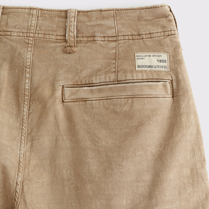 Abercrombie Sea Fade Plainfront Short