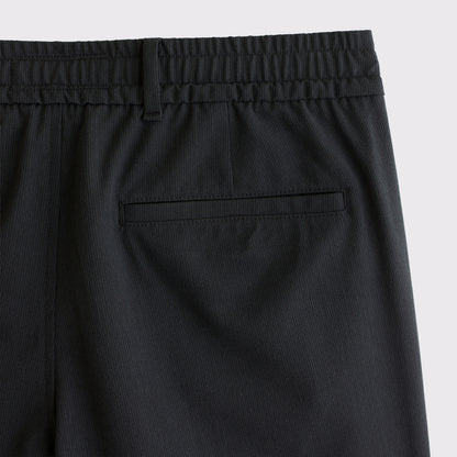 Abercrombie Relaxed Straight Pleated Hybrid-Waist Trouser