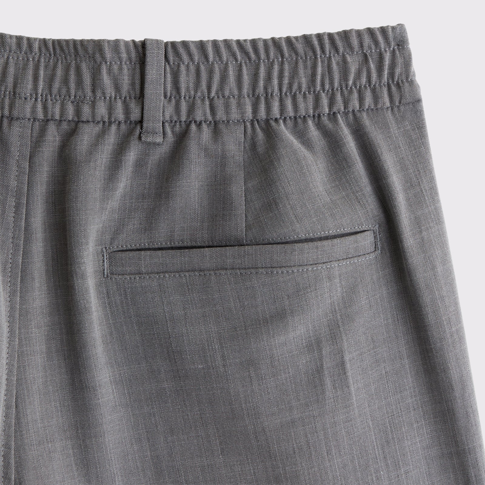 Abercrombie Relaxed Straight Pleated Hybrid-Waist Trouser