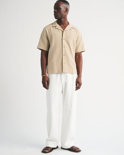 Abercrombie Textured Baggy Pull-On Pant