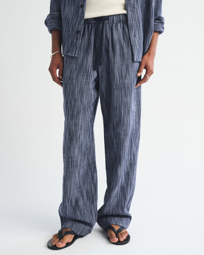 Abercrombie Textured Baggy Pull-On Pant