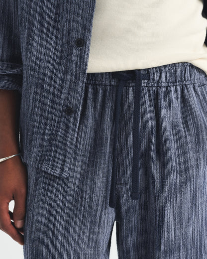 Abercrombie Textured Baggy Pull-On Pant