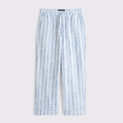 Abercrombie Textured Baggy Pull-On Pant