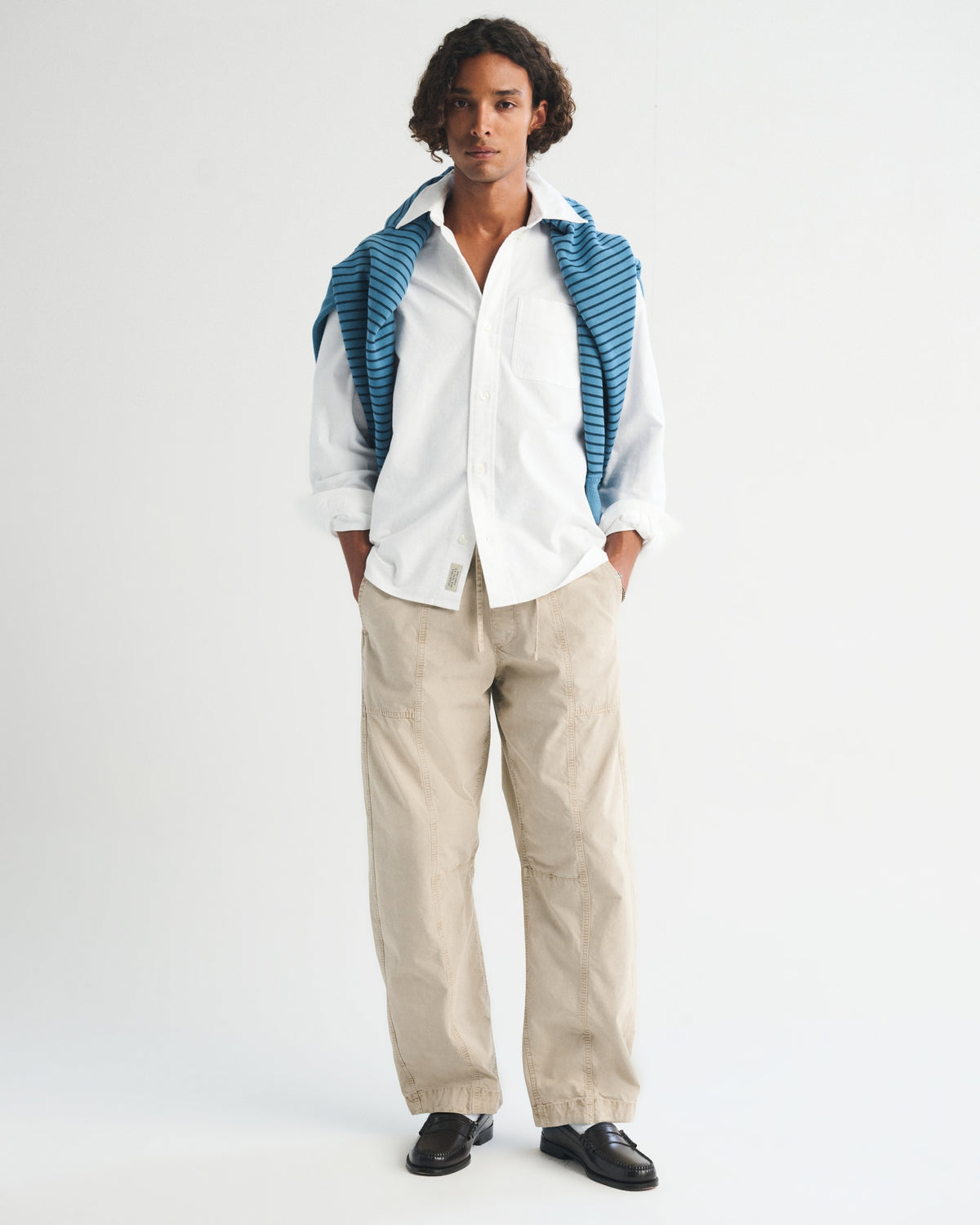 Abercrombie 100% Cotton Pull-On Barrel Pant