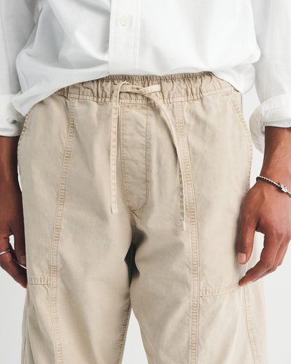 Abercrombie 100% Cotton Pull-On Barrel Pant