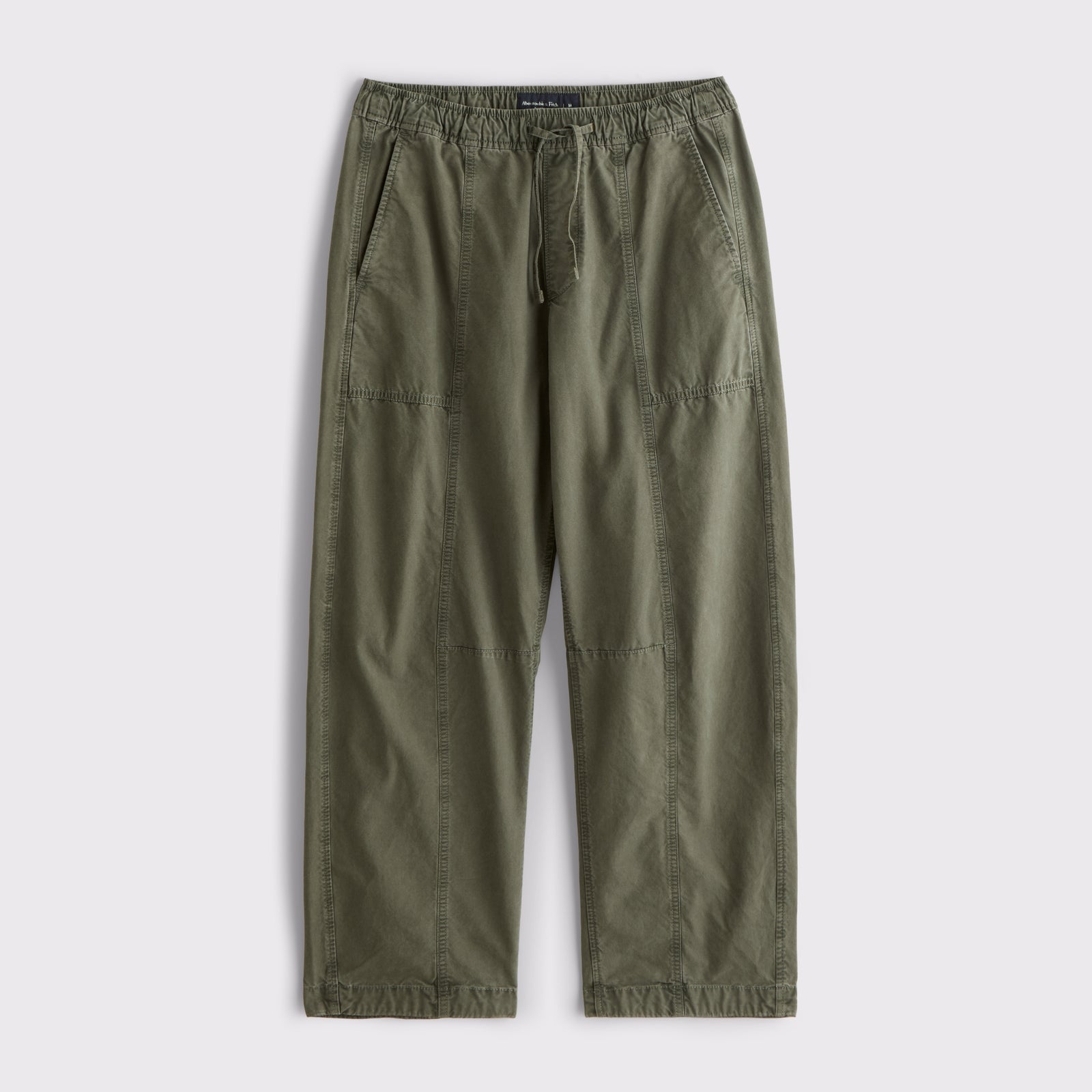 Abercrombie 100% Cotton Pull-On Barrel Pant