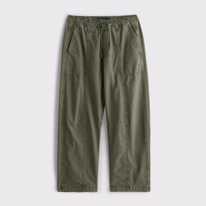 Abercrombie 100% Cotton Pull-On Barrel Pant