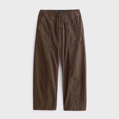 Abercrombie 100% Cotton Pull-On Barrel Pant