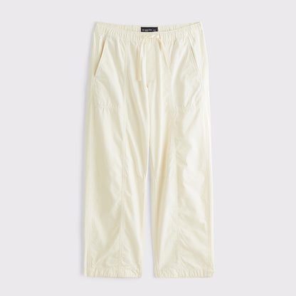 Abercrombie 100% Cotton Pull-On Barrel Pant