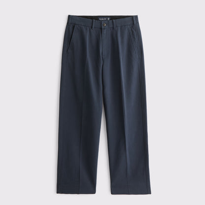 Abercrombie Structured Cotton-Blend Baggy Trouser