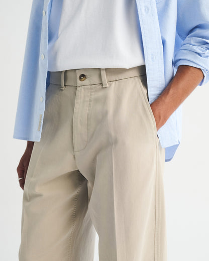Abercrombie Structured Cotton-Blend Baggy Trouser