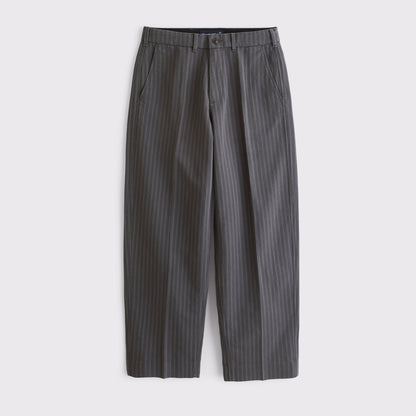 Abercrombie Structured Cotton-Blend Baggy Trouser