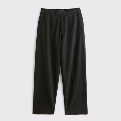 Abercrombie Structured Cotton-Blend Baggy Trouser